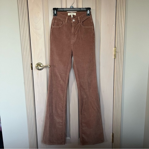 NEW! Current/Elliott The Side Street Flare Corduroy Pants 9945 - Picture 2 of 12